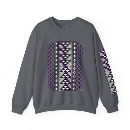 Sun and Rain in Purple Unisex Sweatshirt