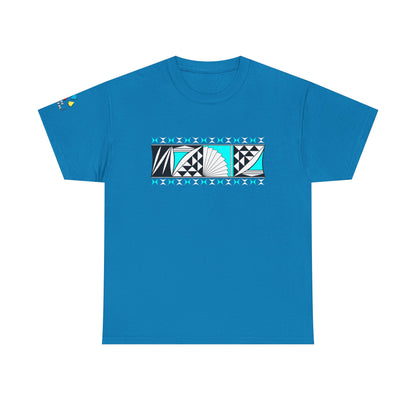 Southwest Sunrise 2 in Turquoise Gildan Unisex Tee
