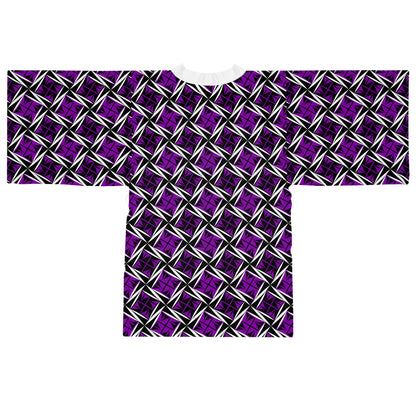 Sacred Winds in Purple Kimono Robe – Where Comfort Meets Native Grace