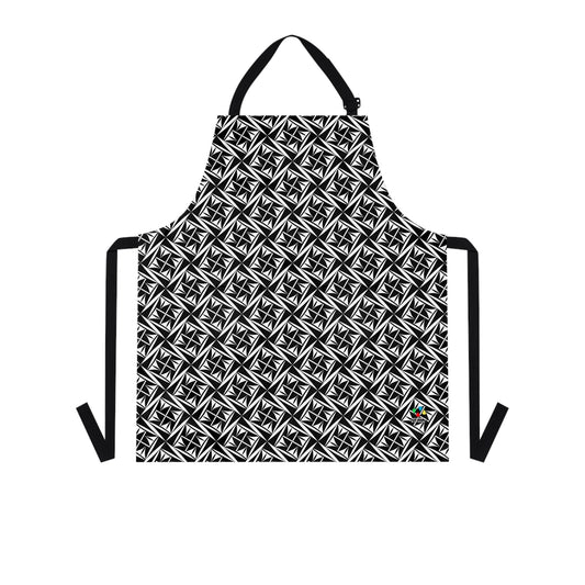 Sacred Winds in B/W Two Pocket Apron