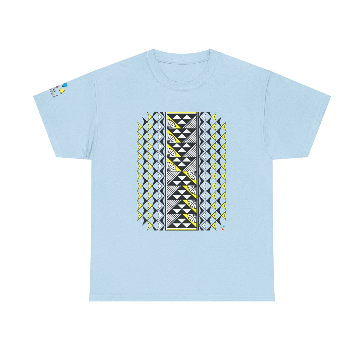 Sun and Rain in Yellow Gildan Unisex Tee