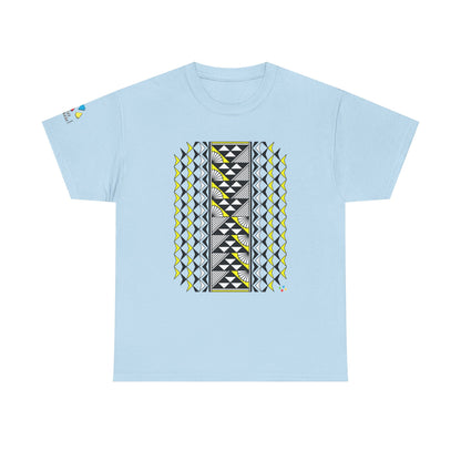 Sun and Rain in Yellow Gildan Unisex Tee