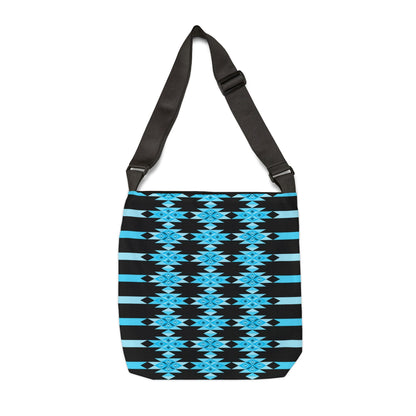 Blue Desert Diamonds Adjustable Tote Bag