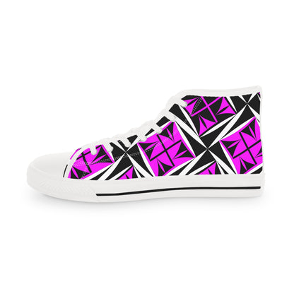 Sacred Winds in Pink High Top Sneakers