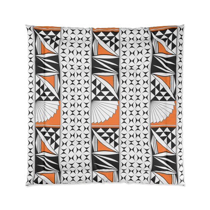 Southwest Sunrise in Orange Comforter