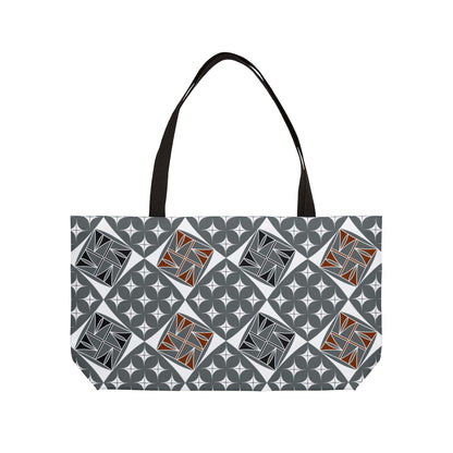 Gray Native Universe Weekender Tote Bag