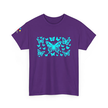 Butterfly Dance in Turquoise Gildan Unisex Tee