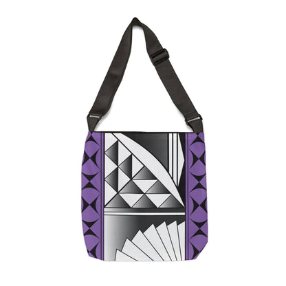 Purple Chrome Southwest Sunrise Adjustable Tote Bag