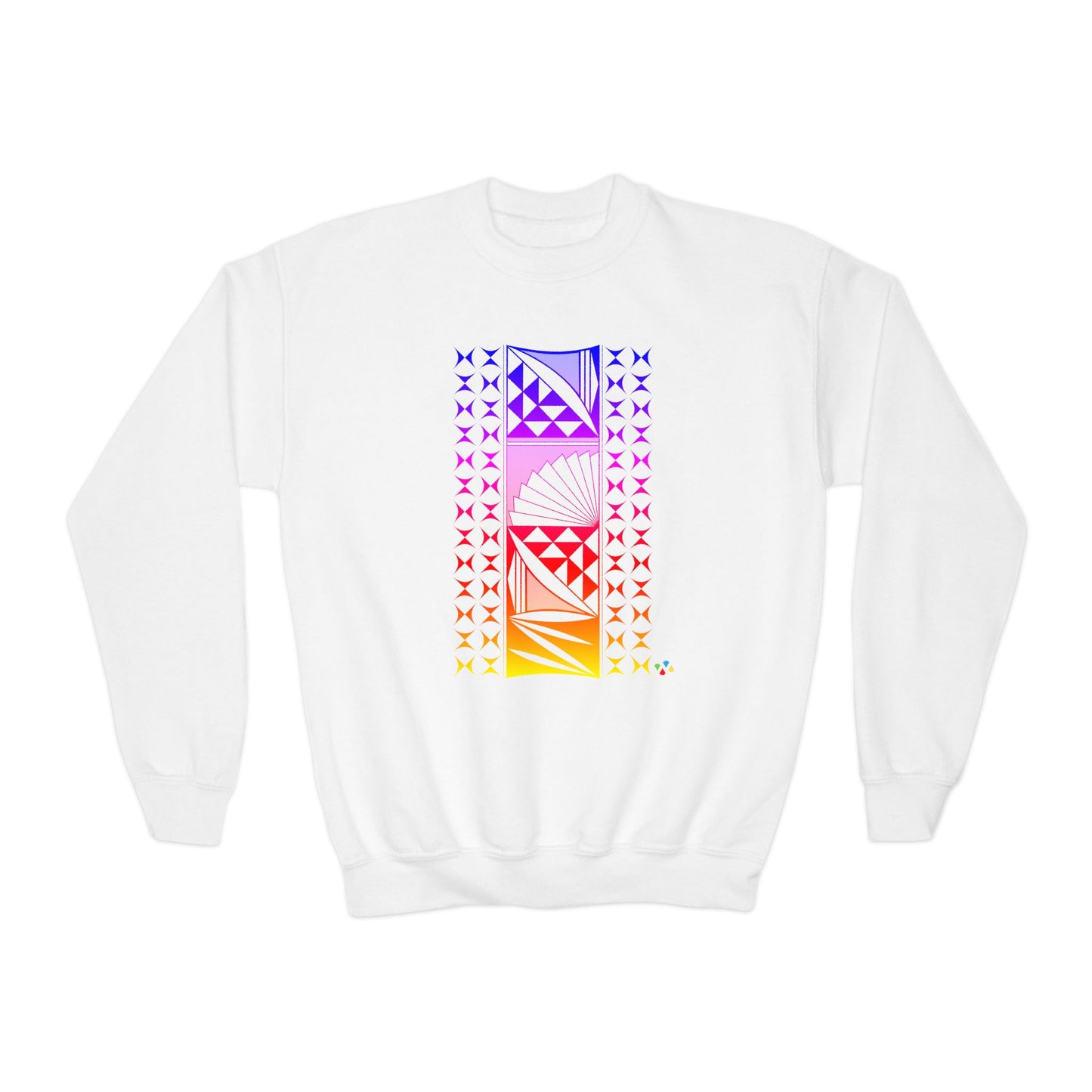 Rainbow Sunrise Youth Crewneck Sweatshirt