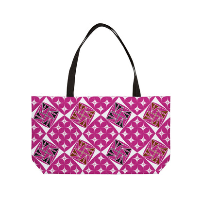 Pink Native Universe Weekender Tote Bag