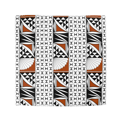 Southwest Sunrise in Rust Microfiber Duvet Cover