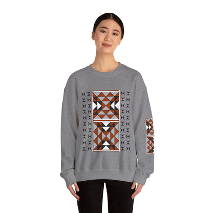 Sacred Mountains in Rust Unisex Sweatshirt