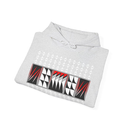 Blessed Feathers in Red Unisex Hoodie