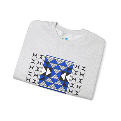 Sacred Mountains in Blue Unisex Sweatshirt