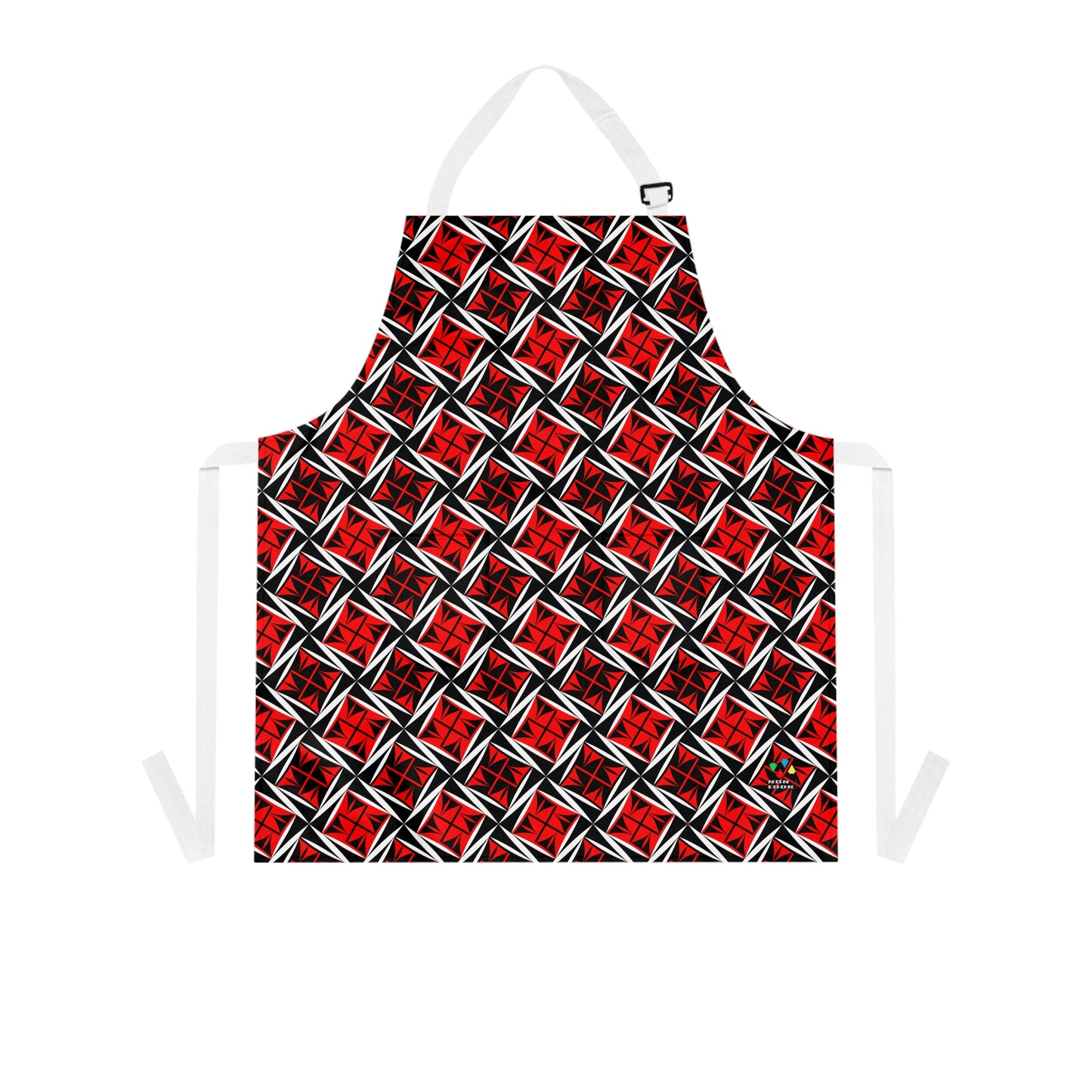 Sacred Winds in Red Two Pocket Apron