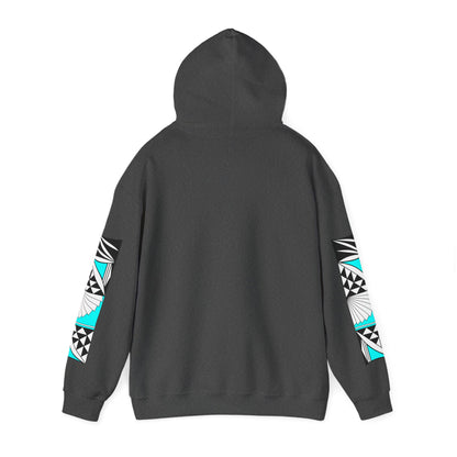 Southwest Sunrise in Turquoise Unisex Hoodie
