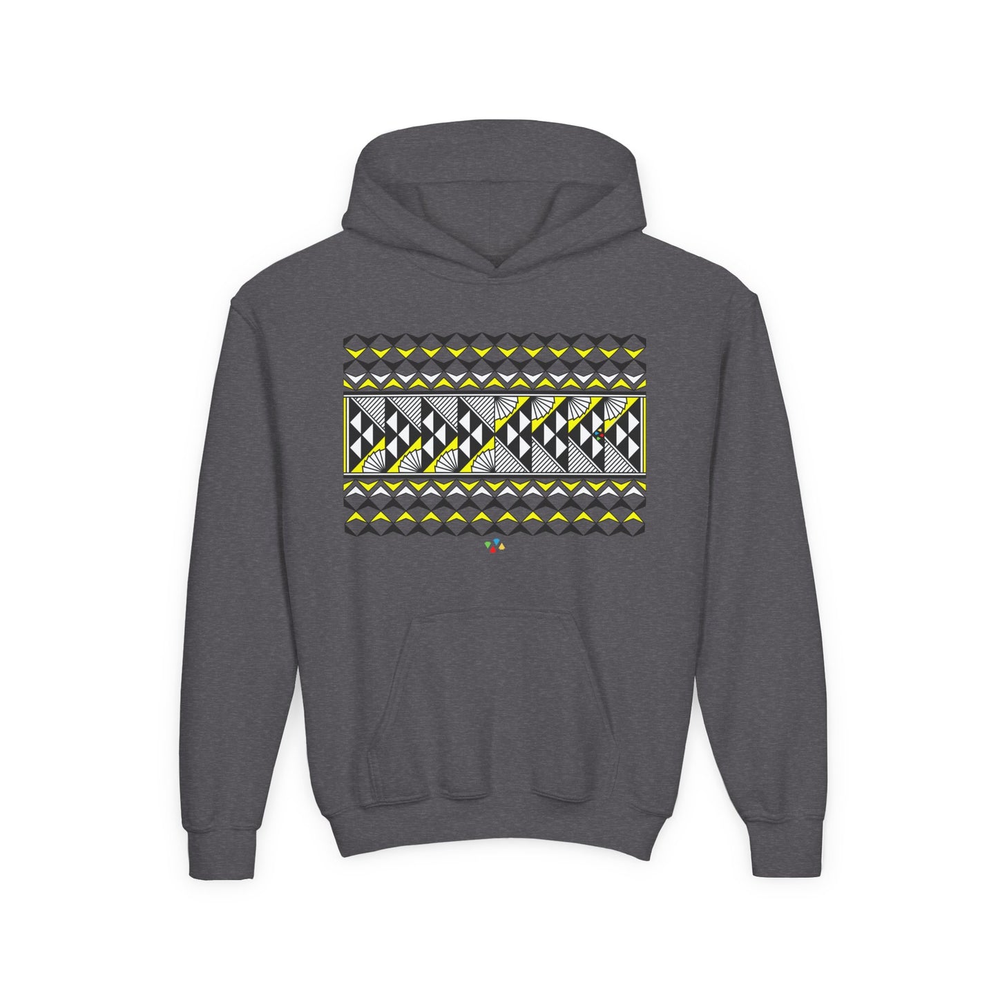 Yellow Rain and Sun Youth Heavy Blend Hooded Sweatshirt