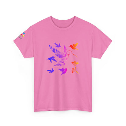Rainbow Hummingbird Blessing Gildan Unisex Tee