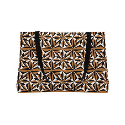 Brown Morning Star Weekender Tote Bag