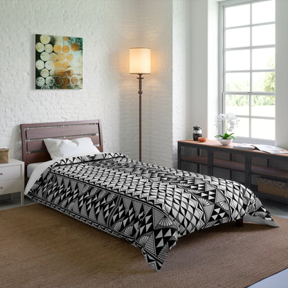 Southwest Rain and Sun in Gray Comforter