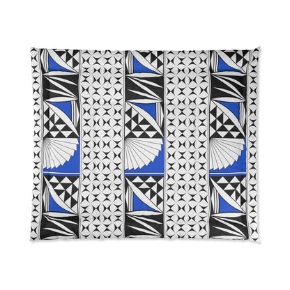 Southwest Sunrise in Blue Comforter