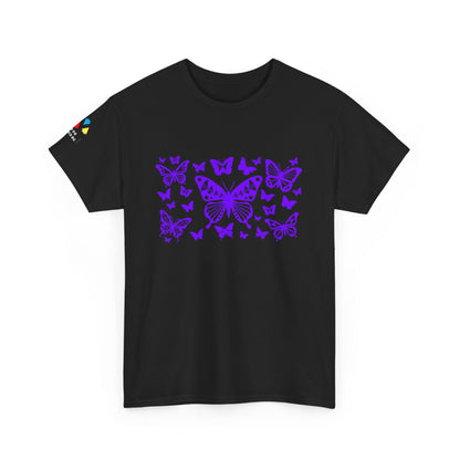 Butterfly Dance in Purple Gildan Unisex Tee