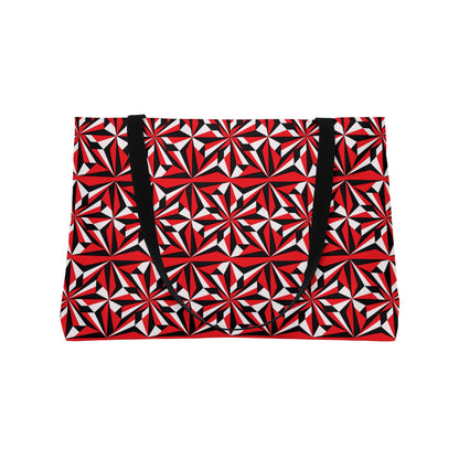 Red Morning Star Weekender Tote Bag