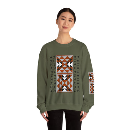Sacred Mountains in Rust Unisex Sweatshirt