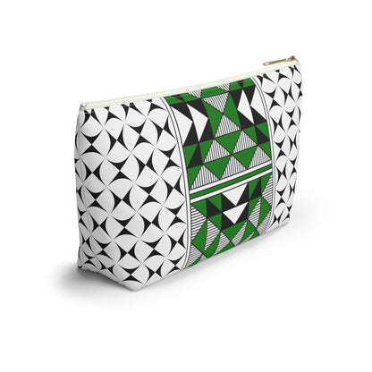 Sacred Mountains in Green Pouch w T-bottom