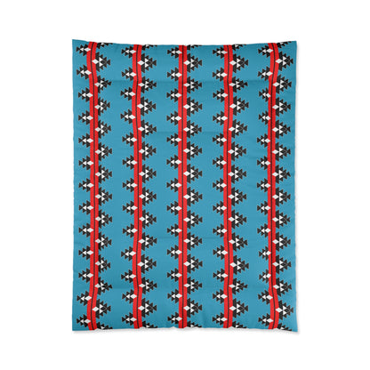 Native Stories on Turquoise Comforter