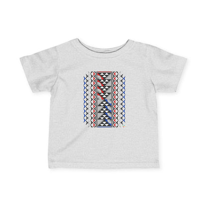 Red, White, and Blue Sun and Rain Infant Fine Jersey Tee