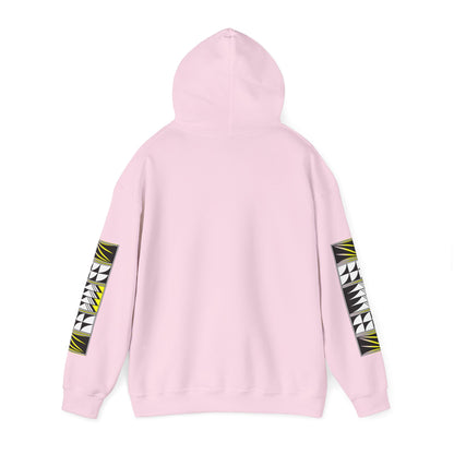 Blessed Feathers in Yellow Unisex Hoodie