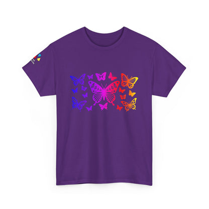 Rainbow Butterfly Dance Gildan Unisex Tee