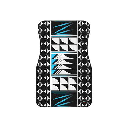 Turquoise Native Feather Blessings Car Mats (Set of 4)