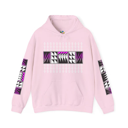 Blessed Feathers in Pink Unisex Hoodie