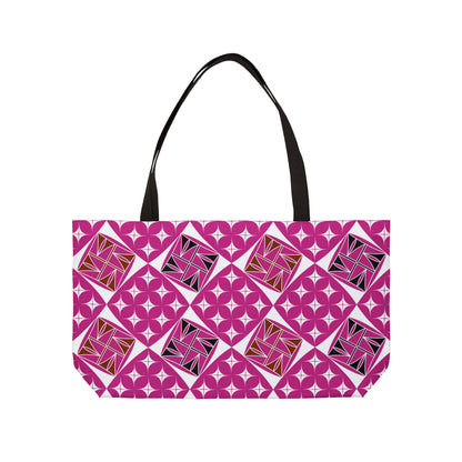 Pink Native Universe Weekender Tote Bag