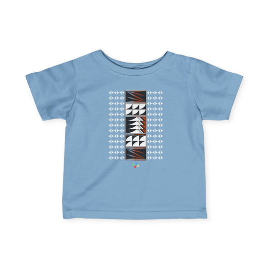 Rust Feather Blessings Infant Fine Jersey Tee