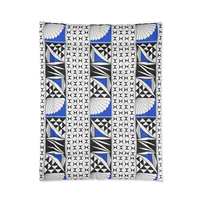 Southwest Sunrise in Blue Comforter