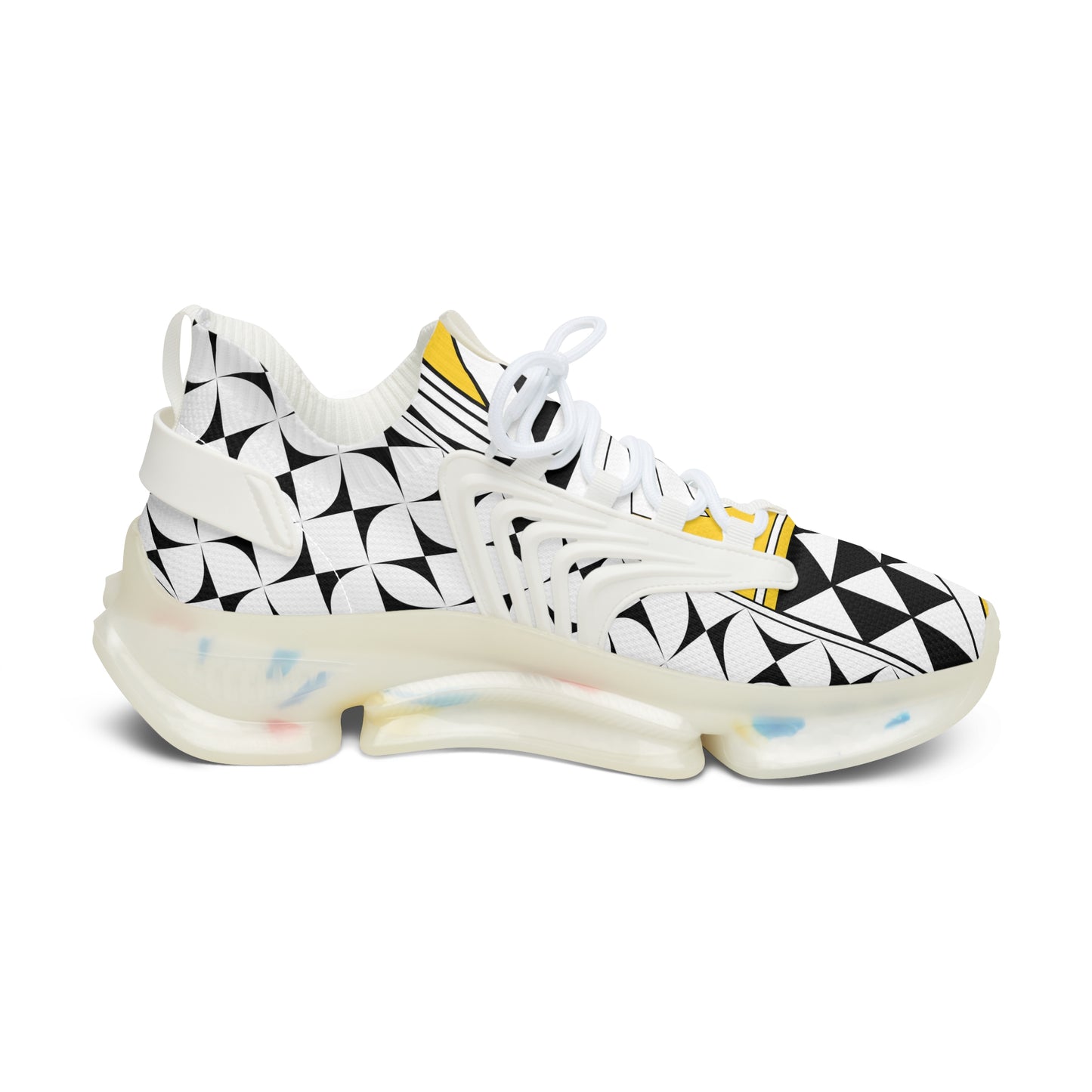 Southwest Sunrise in Yellow Women's Mesh Sneakers