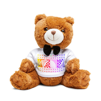 Rainbow Sunrise Teddy Bear with T-Shirt