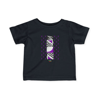 Purple Southwest Sunrise Infant Fine Jersey Tee