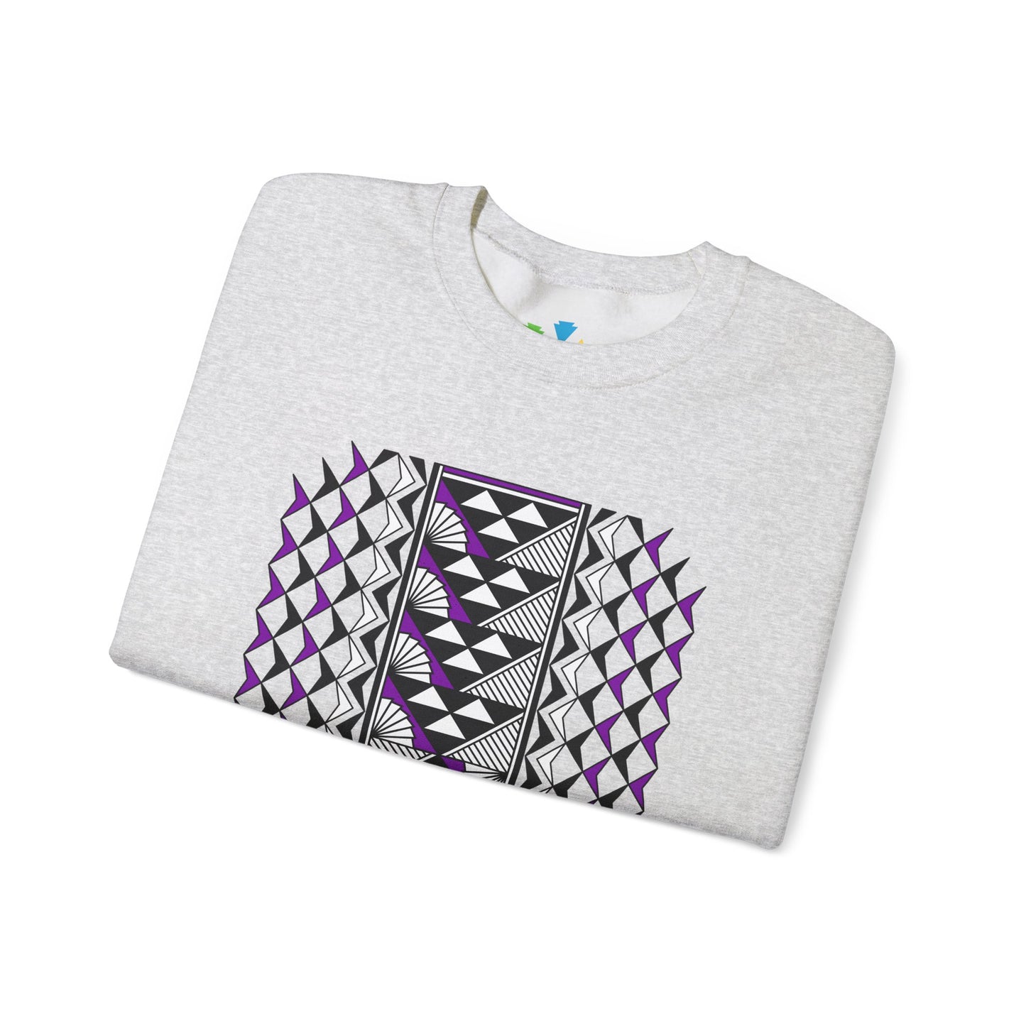 Sun and Rain in Purple Unisex Sweatshirt