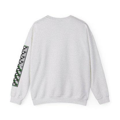 Sun and Rain in Green Unisex Sweatshirt