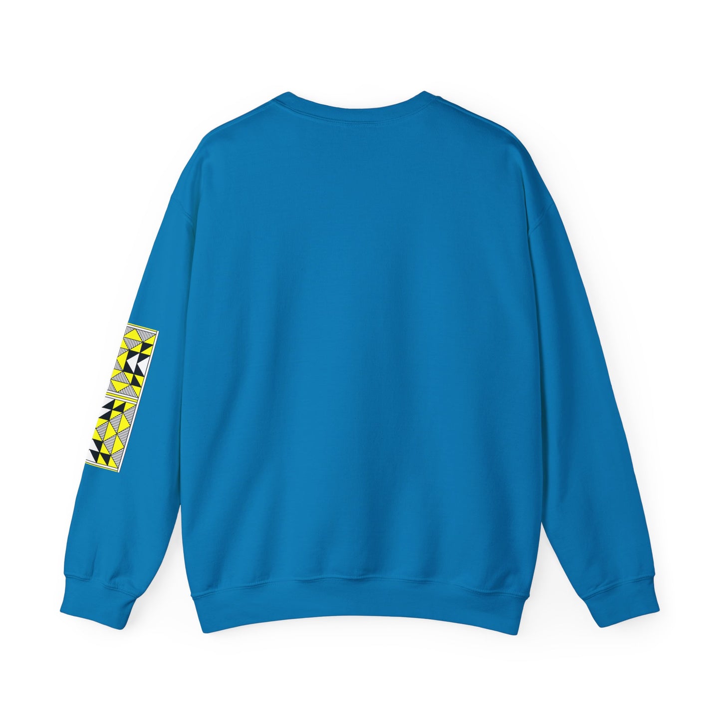 Sacred Mountains in Yellow Unisex Sweatshirt
