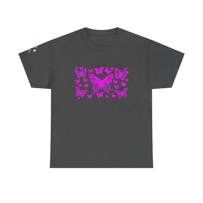 Butterfly Dance in Pink Gildan Unisex Tee