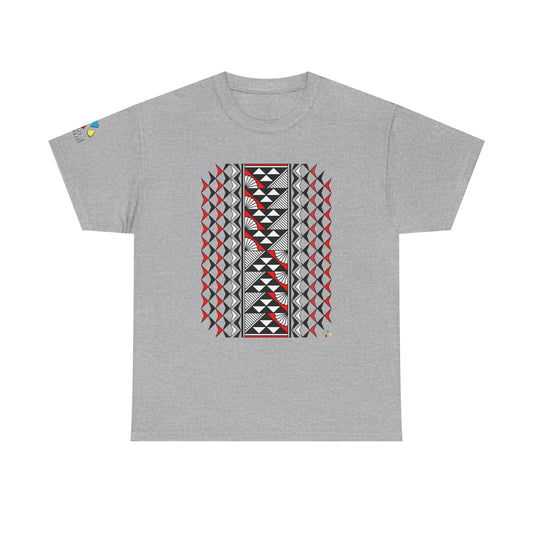 Sun and Rain in Red Gildan Unisex Tee