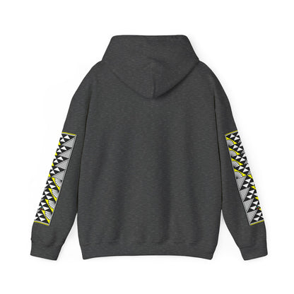 Sun and Rain in Yellow Unisex Hoodie