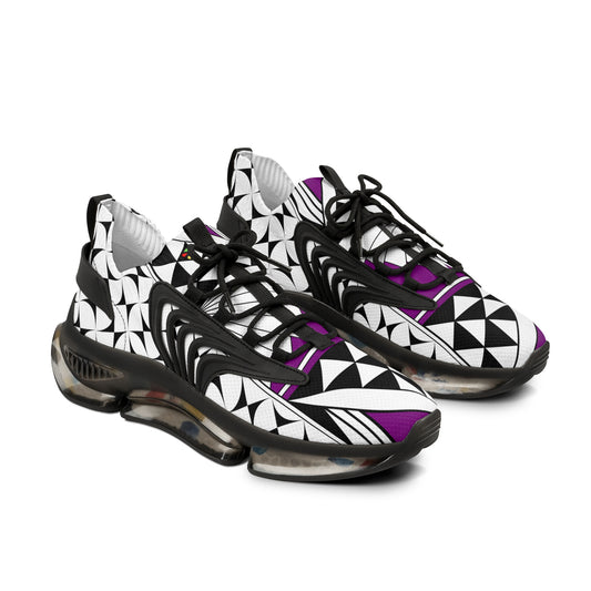 Southwest Sunrise in Purple Men's Mesh Sneakers