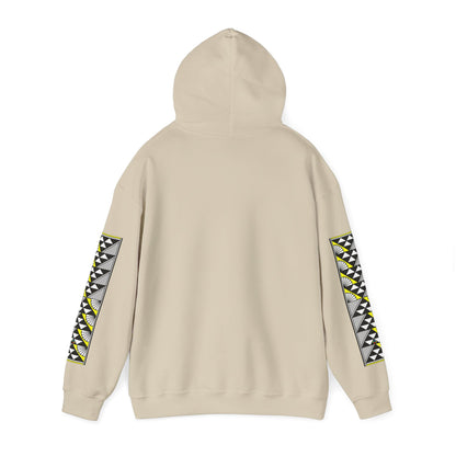 Sun and Rain in Yellow Unisex Hoodie