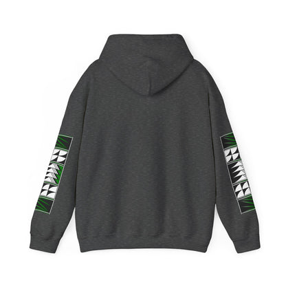Blessed Feathers in Green Unisex Hoodie
